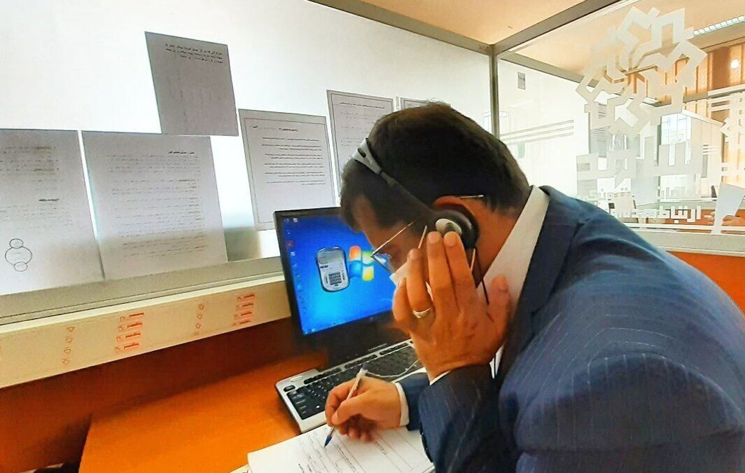 چهار مدیر گلستان با حضور در سامد به تماس‌های مردم پاسخ دادند