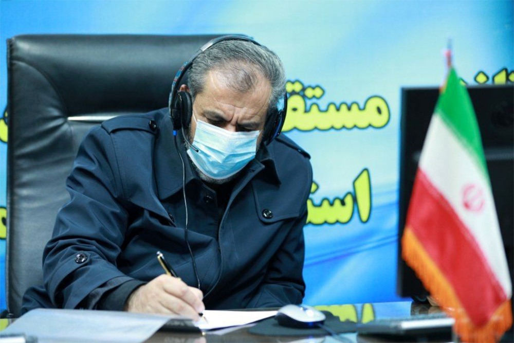 مکالمه تلفنی شهروندان قزوین با استاندار از طریق 111