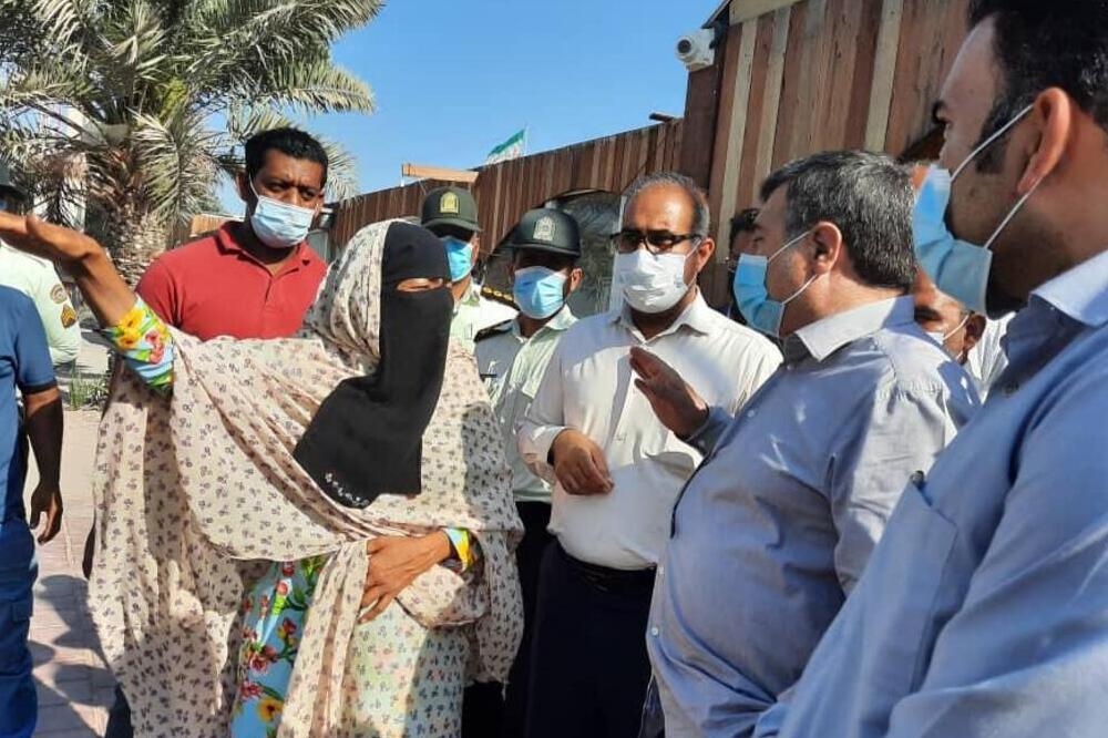 دیدار چهره‌به‌چهره استاندار هرمزگان با اهالی جزیره هرمز